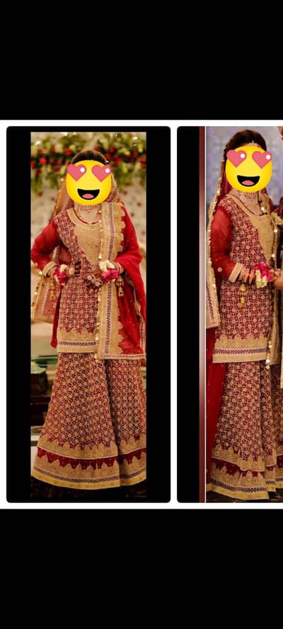bridal fully heavy sharara