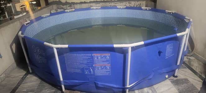 swimming pool for sale 3to5 times used with filter and full saman