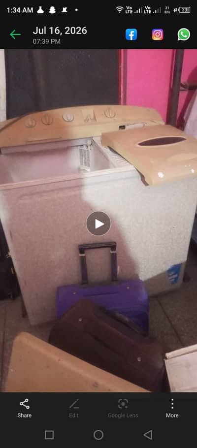 Dawlance aur Super Asia ki washing and dry machine