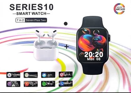 Series 10 Smart Watch with Pro 2 earbuds
