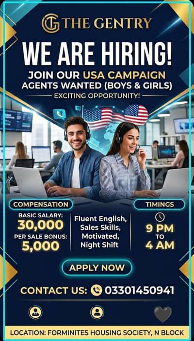 call center agents wanted for usa campaign competitive basic salary