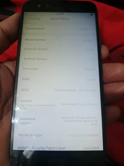 OPPO F3 4gb 64gb