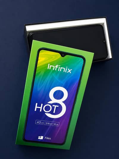 Infinix Hot 8 4GB/64GB - Big Battery, Big Storage - Good Condition