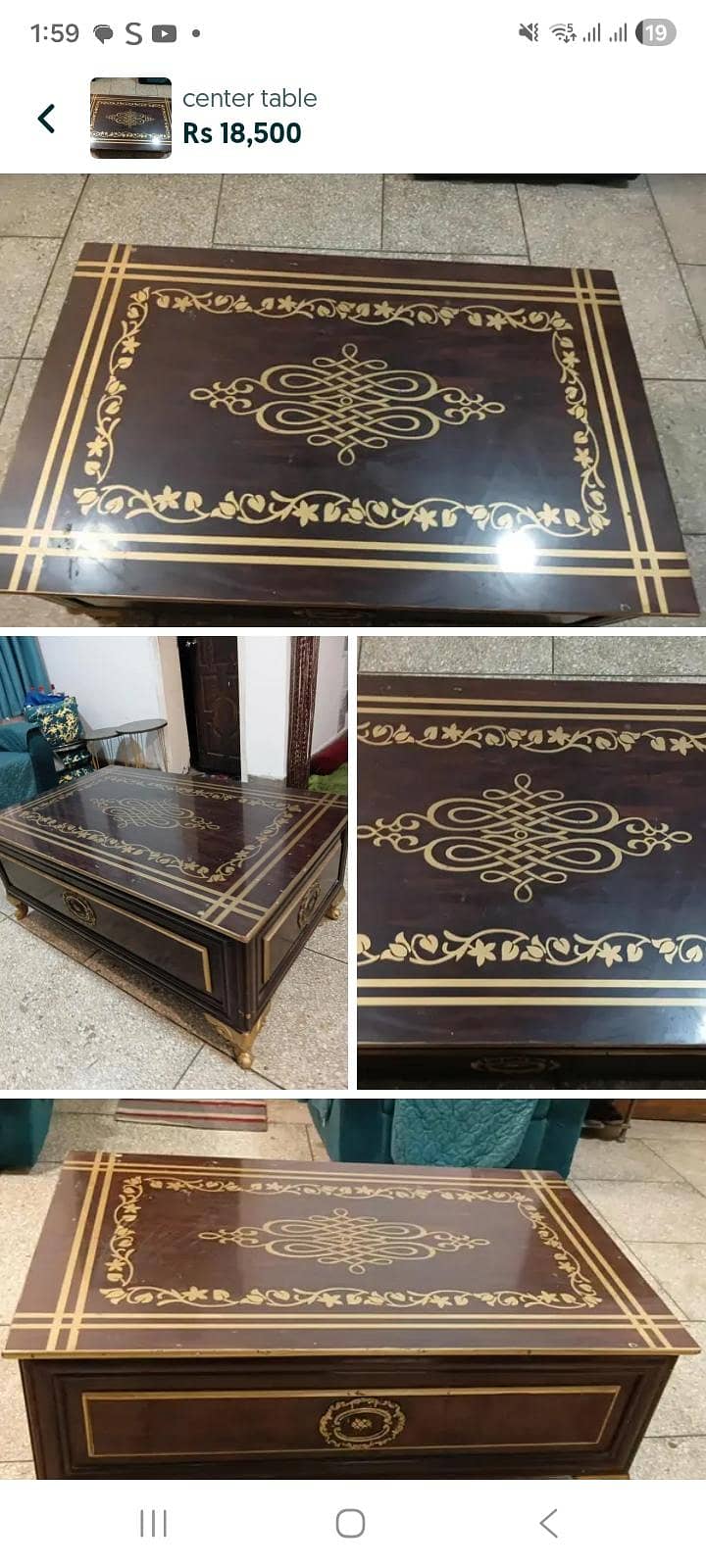 center  table 0