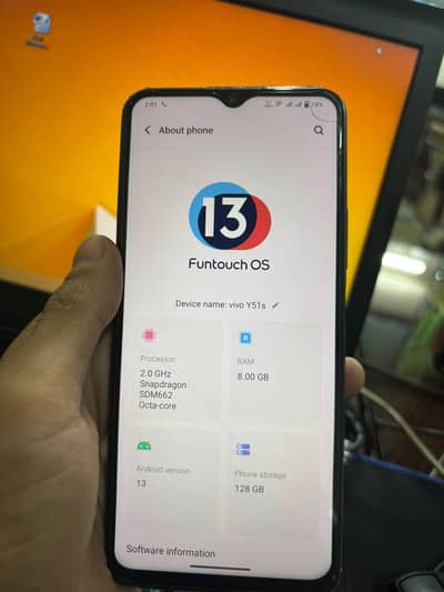 Vivo Y51s complete box sale exchange