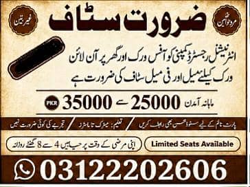 part time , home based online Job