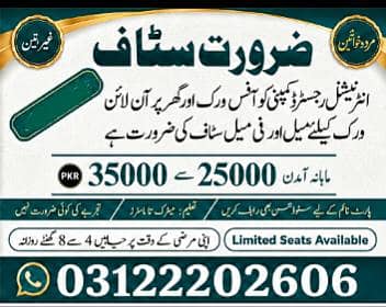 part time, home based online Job
