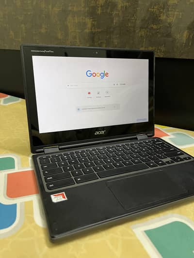 Acer touch 360 chrome book fold laptop