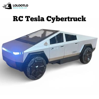 Tesla Cybertruck Remote Control Car with LED Lights and Water Mist