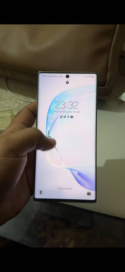 SAMSUNG GALAXY NOTE 10+ 256GB/8GB 10/10 Condition DUAL SIM NEW BATTRY