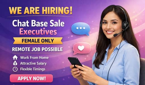 Need Female sale Agent Remote Position Possible