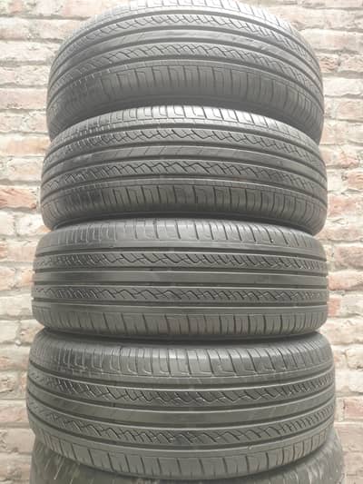 Lahore Tyres 185/65R15 80% Condition Without Puncture 4 Tyres Set