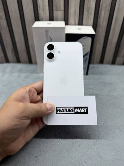 16 Plus JV | 256GB | 100% | Under Warranty | White | Apple iPhone