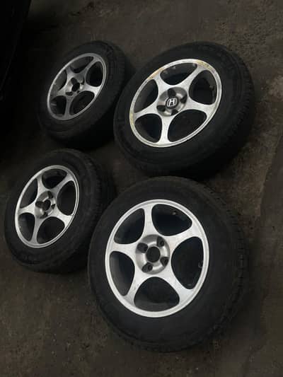15 INCH GENIUN ALLOY RIM AND TYRE