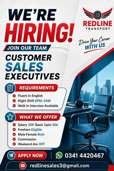 Hiring Sales representative