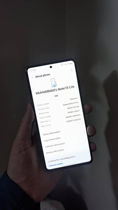Samsung Note 10 Lite