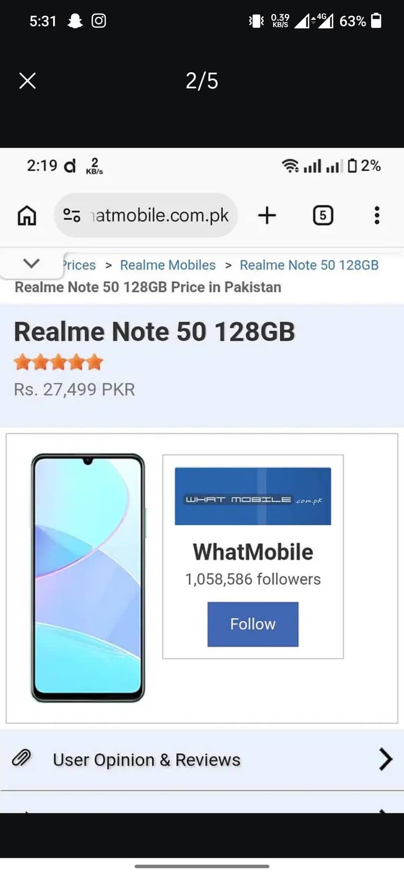 Realme Note 50 2