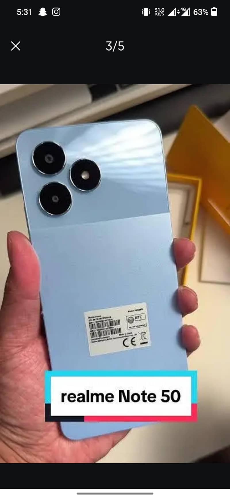 Realme Note 50 3