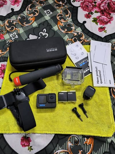 GoPro Hero 11 Black with 2 Batteries & Accessories