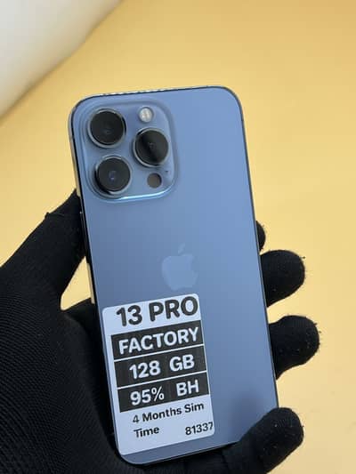 Apple iPhone 13 Pro 128 GB 4 Month sim time Factory unlock Non PTA