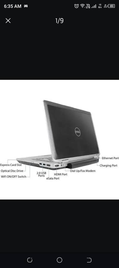 Dell i5 Core laptop | SSD| 4GB RAM | Best for student and office work
