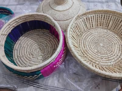 wooden pots
