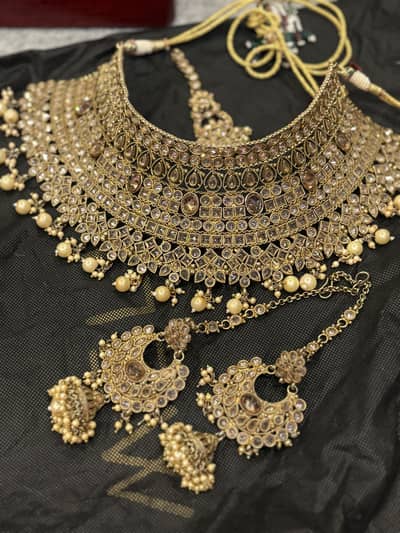 Indian Style Bridal Jewellery Set 4Pc