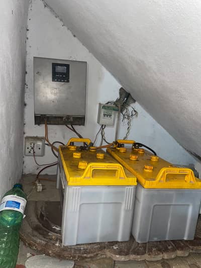 Inverexs 3kva(2400w)solar inverter with 2/ 245A sealed batteryes (24v