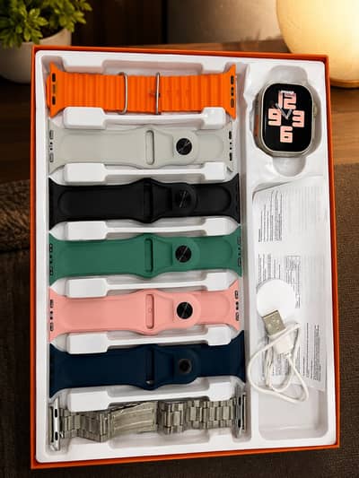Ultra smart watch 7in1 premium combo