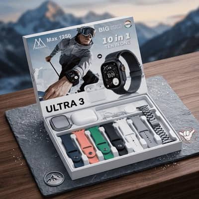 Ultra 3 Smart Watch (10-in-1 Combo)