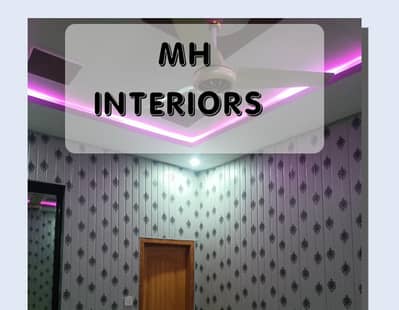 Wallpaper,pvc panel,wood&vinyl floor,kitchen,led rack,ceiling,blind