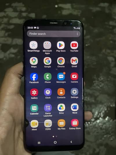 Sumsung s8plus screen ma dote ha aur line ha back creak all ok janwan