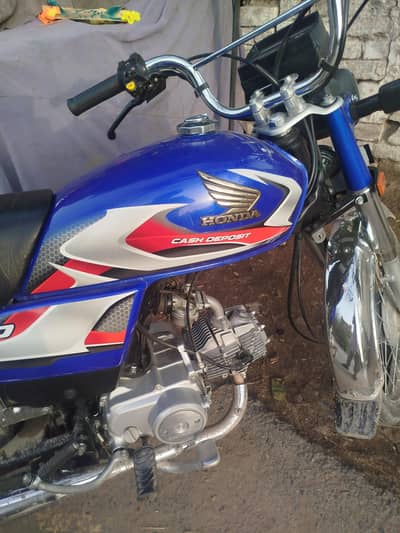 Honda cd70 2026 biomatric on spot total genuine 03014450931