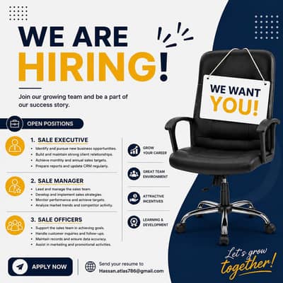 multinational company need sale representative