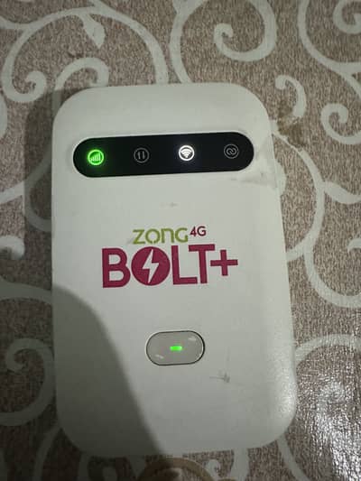 Zong Bolt+ 4g Unlocked