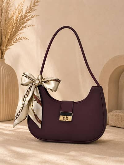 High Quality Moon Bag With Ribbon - 8 colour Available