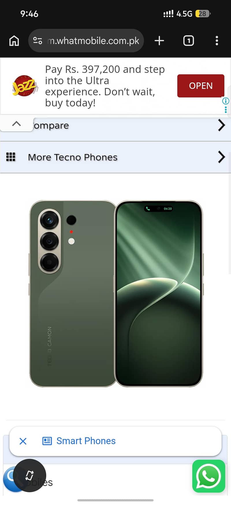 Tecno camon 50 1