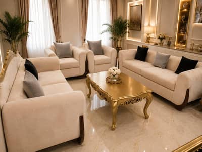 Classical 7 Seater Sofa Dolia Fabric
