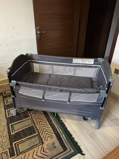 US Imported 3-in-1 Baby Bedside cot , playpen , travel cot Like New