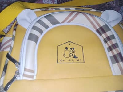 pure rich material Japanese style bag  10/10 condition
