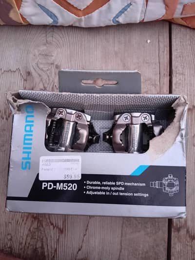 Shimano PD-M520 SPD Pedals – Reliable MTB/Road Clipless System