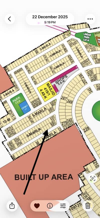 5-Marla Plot for Sale DHA Phase 8 Block Y