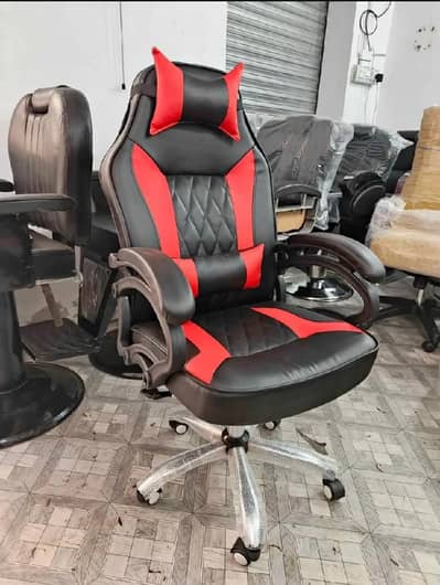 new gaming chair with steel legs available Home delivery in Multan