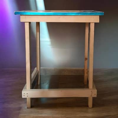 Home Made laptop study table - Wooden Side table