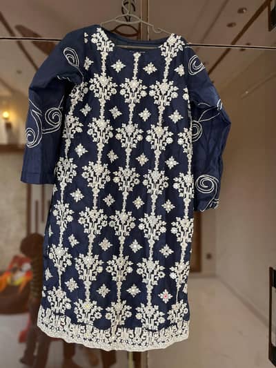 3pc blue fancy dress