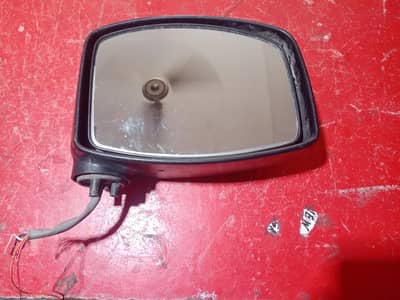 side mirror.      (driver side)