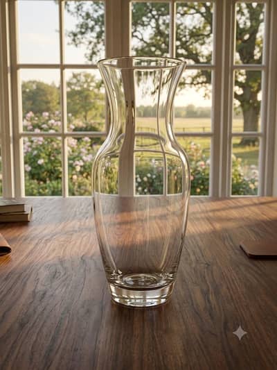 Glass Vase high quality imported 6mm 16 inches length roundness 22''