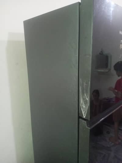 Glass door Digital inverter Haier in neat & Clean condition.