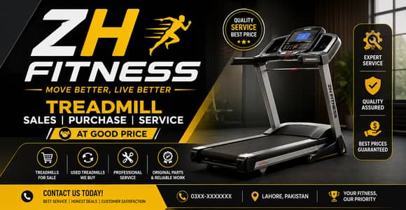 ZH Fitness – Treadmills sale & purcahse treadmil Repair & Maintenance