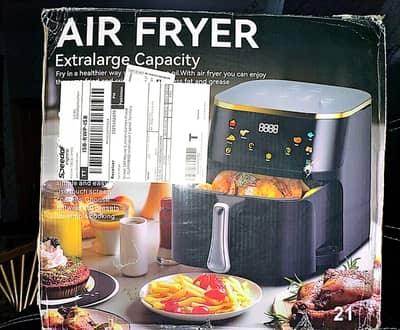 Imported Digital Air Fryer – Used Only Once – Extra Large Capacity